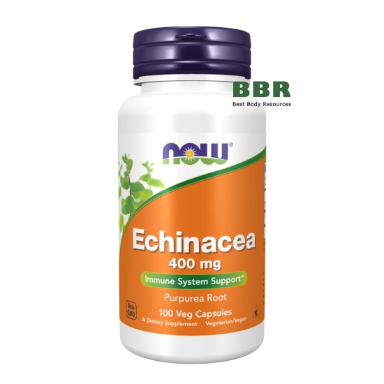 Echinacea 400mg 100 Veg Caps, NOW Foods фото