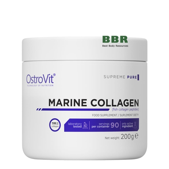 Marine Collagen 200g, OstroVit фото