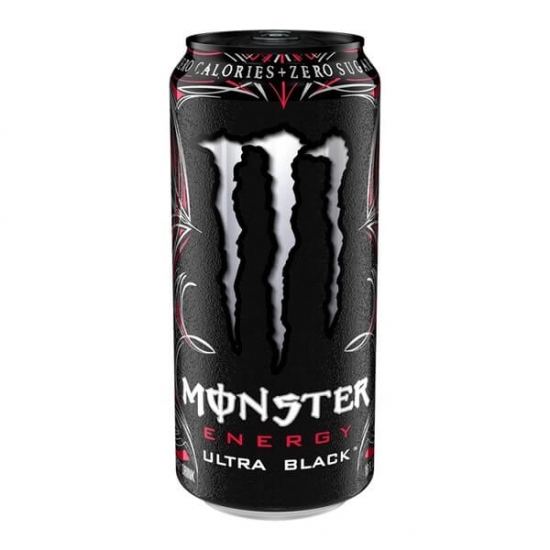 Monster Energy Ultra Black Zero Sugar 500ml, Monster фото