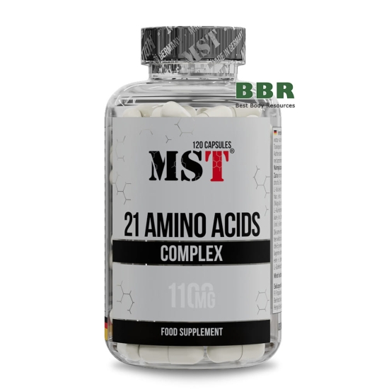 21 Amino Acids Complex 120 Caps, MST фото