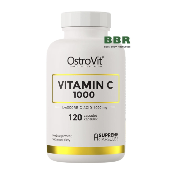 Vitamin C 1000mg 120 Caps, OstroVit фото