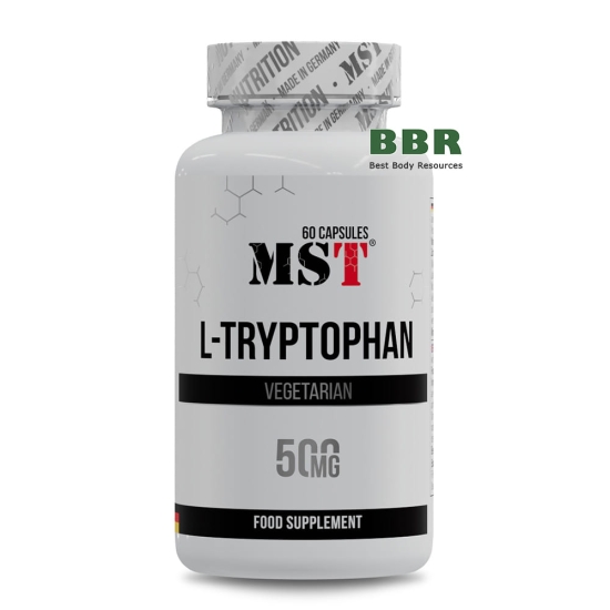 L-Tryptophan 500mg 60 Caps, MST картинка L-Tryptophan 500mg 60 Caps, MST фото