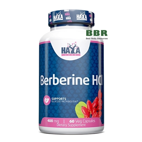 Berberine HCL 400mg 60 Veg Caps, Haya Labs фото