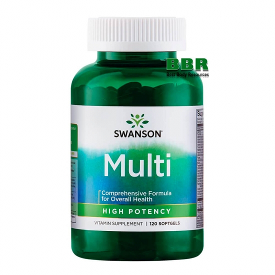 Multi High Potency 120 Softgels, Swanson (Softgels) фото