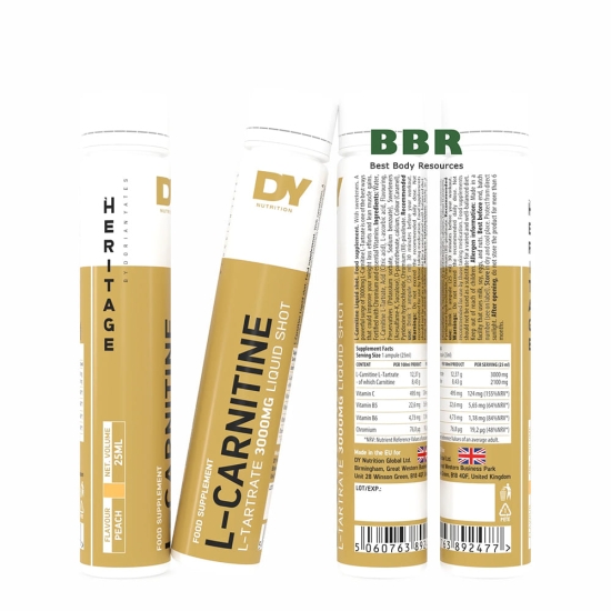 L-Carnitine 3000mg Liquid Shot 25ml, Dorian Yates фото