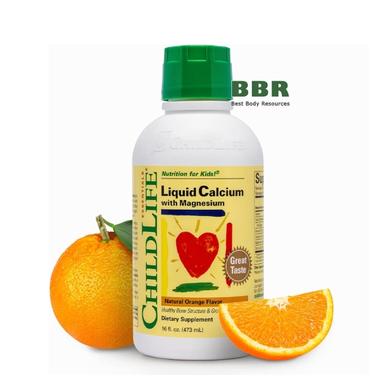 Liquid Calcium with Magnesium for Kids 473ml, ChildLife фото