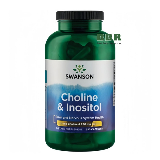Choline & Inositol 250mg 250 Caps, Swanson фото