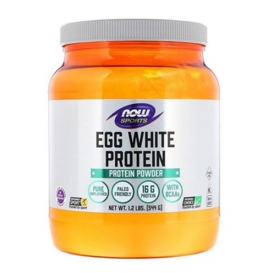 Egg White Protein 544g, NOW Foods фото