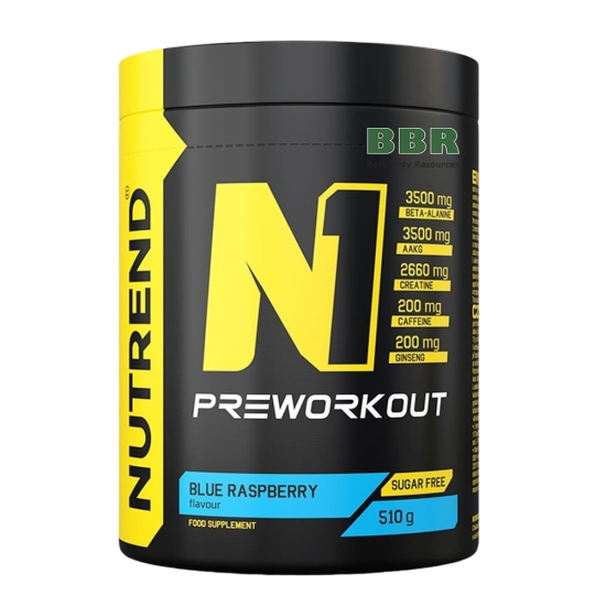 N1 Preworkout 510g, NUTREND фото