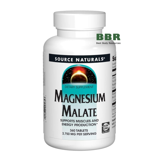 Magnesium Malate 360 Tabs, Source Naturals картинка Magnesium Malate 360 Tabs, Source Naturals фото