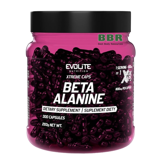 Beta Alanine 300 Caps, Evolite фото