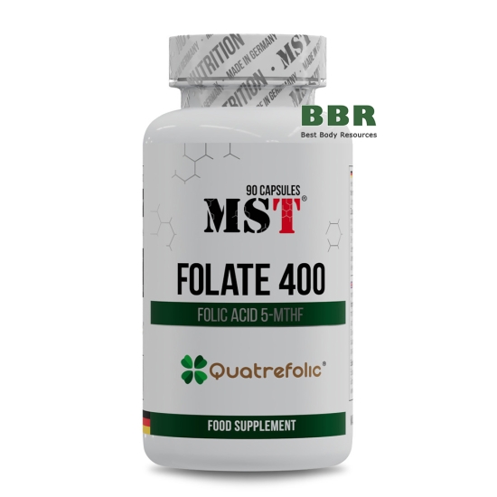 Folate 400 Quatrefolic 90 Caps, MST картинка Folate 400 Quatrefolic 90 Caps, MST фото