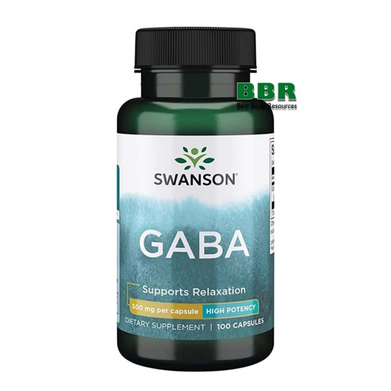 GABA 500mg 100 Caps, Swanson фото