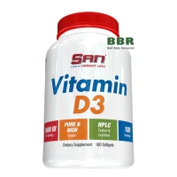 Vitamin D3 1000iu 180 Softgels, SAN