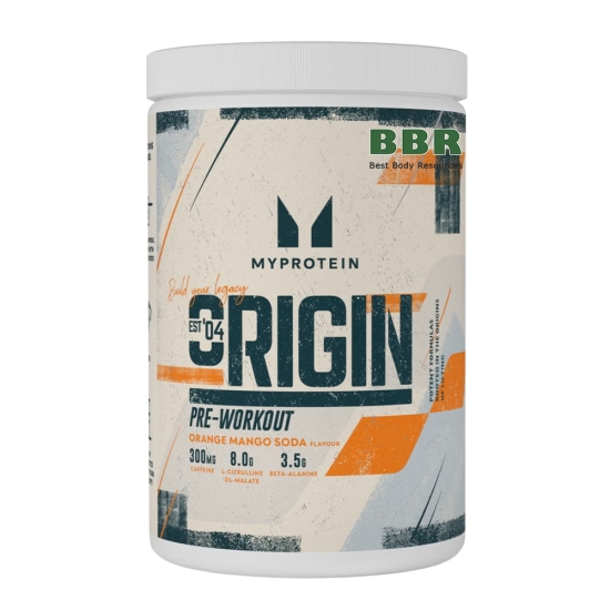Origin Pre-Workout 600g, MyProtein фото