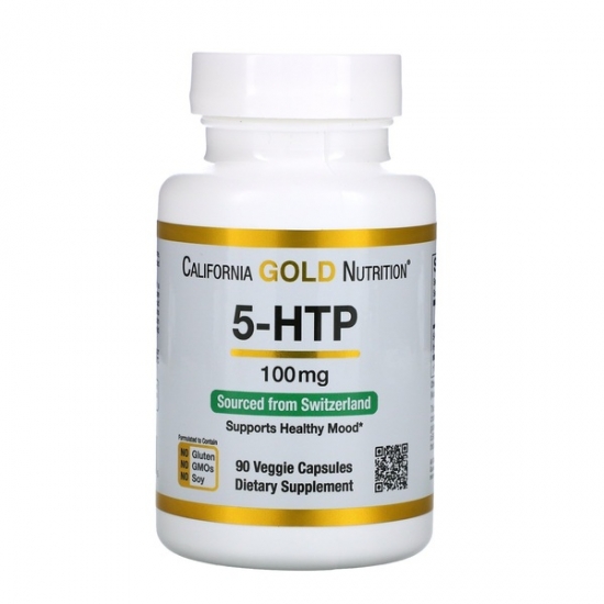 5-HTP 100mg 90 Veg Caps, California GOLD Nutrition фото