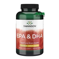 EPA & DHA 1200mg Fish Oil 120 Softgels, Swanson
