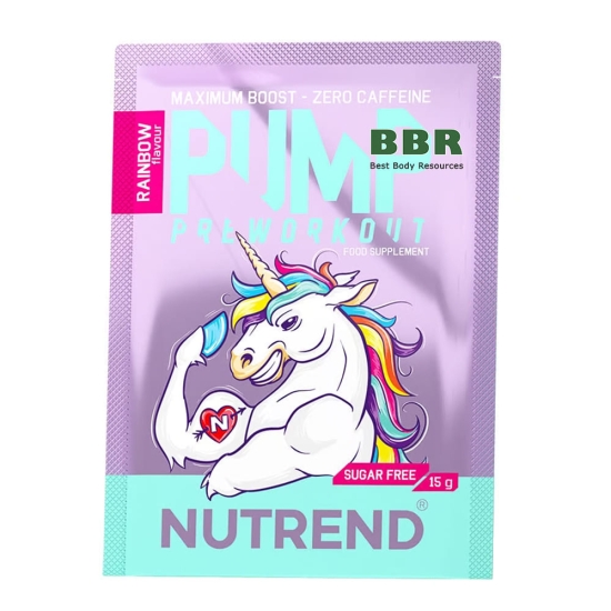 PUMP Pre-Workout 1 Serving 15g, NUTREND фото