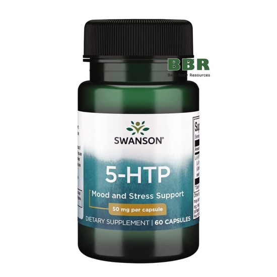 5-HTP 50mg 60 Caps, Swanson фото