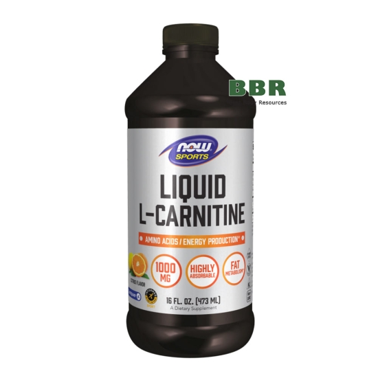 Liquid L-carnitine 473ml, NOW Foods фото