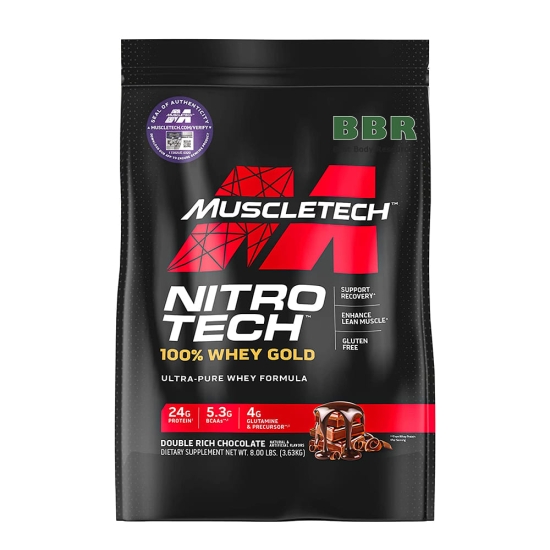 Nitro Tech Whey Gold 3.63kg, MuscleTech картинка Nitro Tech Whey Gold 3.63kg, MuscleTech фото