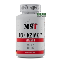 Vitamin D3 plus K2 MK-7 60 Softgels, MST