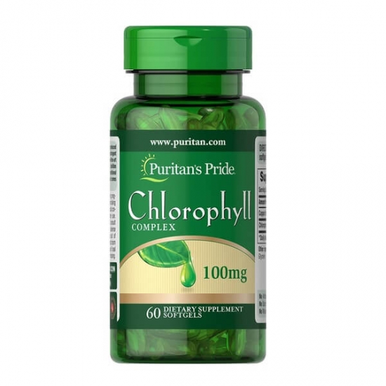 Chlorophyll Complex 100mg 60 Softgels, Puritans Pride (Softgels) картинка Chlorophyll Complex 100mg 60 Softgels, Puritans Pride (Softgels) фото