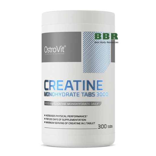 Creatine Monohydrate 3000 300 Tabs, OstroVit фото