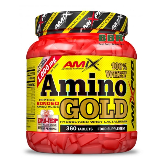 Whey Amino Gold 360 Tabs, Amix фото