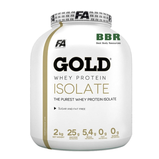 Gold Whey Protein Isolate 2kg, Fitness Authority фото