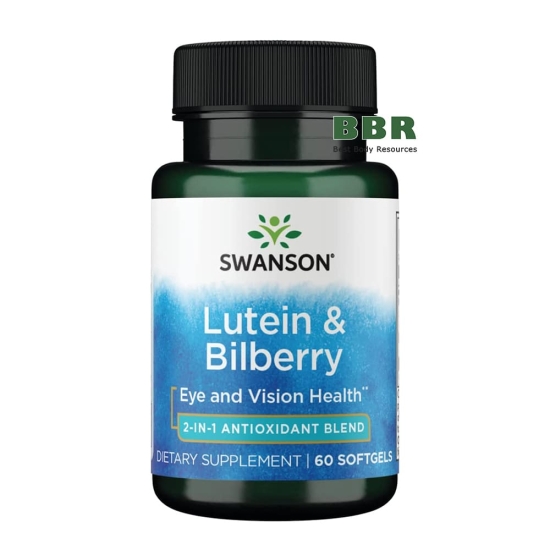 Lutein & Bilberry 60 Softgels, Swanson фото