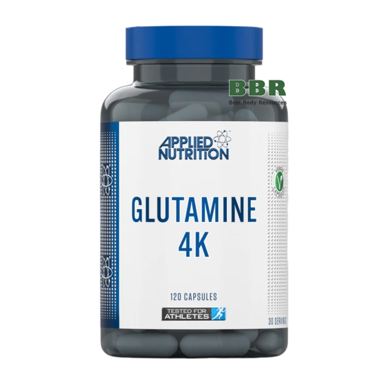 L-Glutamine 4K 120 Caps, Applied Nutrition фото