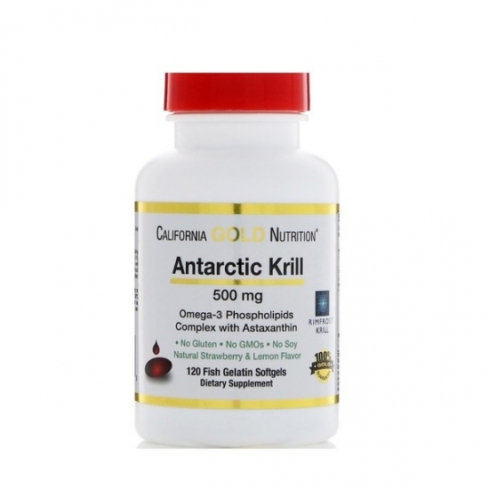 Antarctic Krill 500mg 120 Softgels, California GOLD Nutrition фото