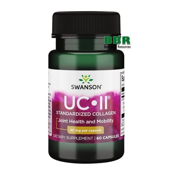 UC-II Collagen 40mg 60 Caps, Swanson (Caps) фото