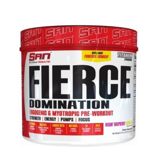Fierce Domination 10 Servings 249g, SAN фото