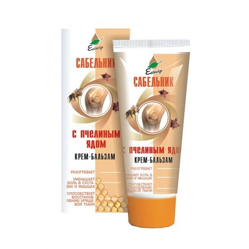 Крем-бальзам Сабельник с пчелиным ядом фото