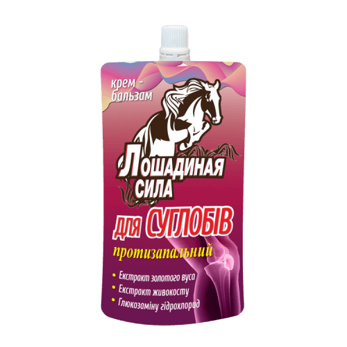 Крем-бальзам "Лошадиная СИЛА для суставов" противовоспалительный 100 мл. фото