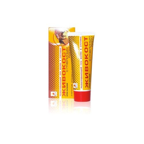 Крем-бальзам «ЖИВОКОСТ» с пчелиным ядом фото
