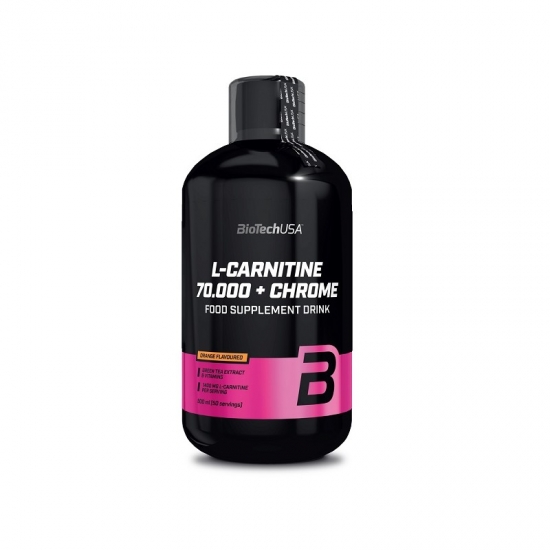 L-carnitine 70.000 + Chrome Liquid 500ml, BioTech фото