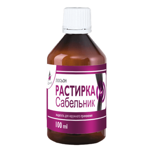 Лосьон-растирка «Сабельник» разогревающий фото