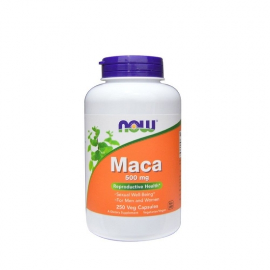 Maca 500mg 250 Veg Caps, NOW Foods фото