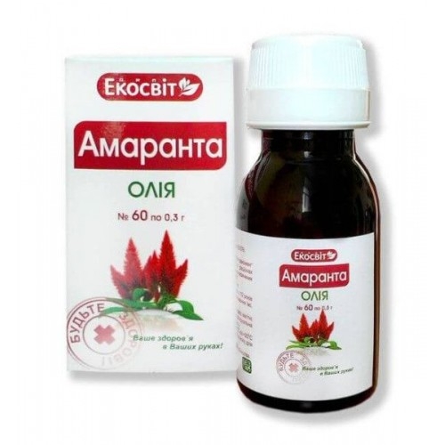 Масло амаранта в капсулах №60 фото