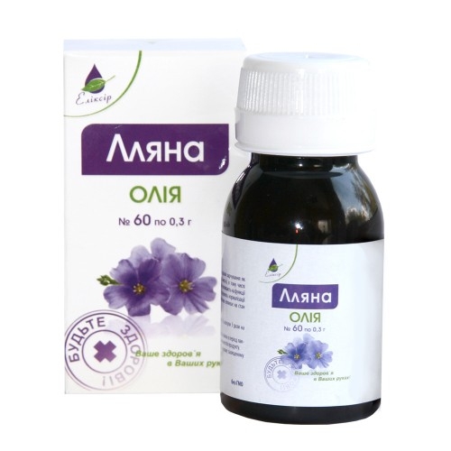 Масло льна в капсулах №60 фото