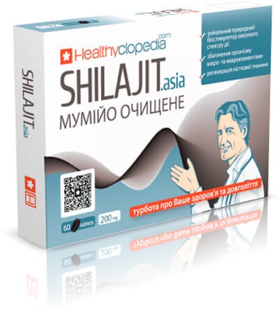 Мумиё очищенное Shilajit.Asia 60 табл. фото