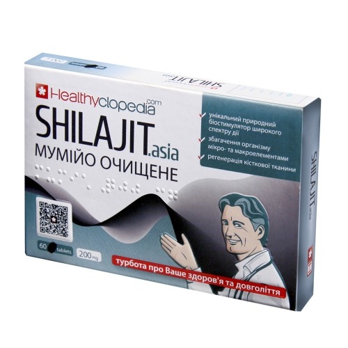 Мумие SHILAJIT.asia (60 таблеток) фото