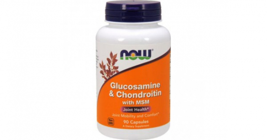 Glucosamine & Chondroitin MSM 90 Caps, NOW Foods фото