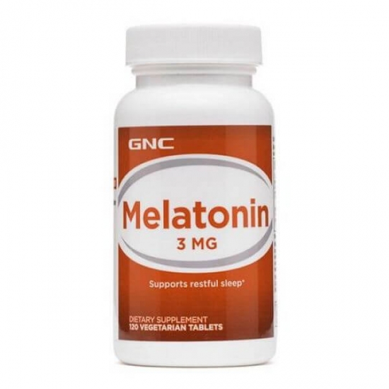 Melatonin-3 120caps, GNC картинка Melatonin-3 120caps, GNC фото