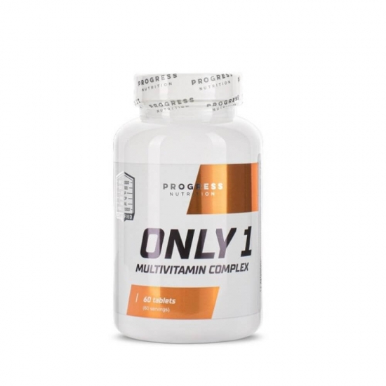 Only 1 Multivitamin Complex 60 Tabs, Progress Nutrition картинка Only 1 Multivitamin Complex 60 Tabs, Progress Nutrition фото