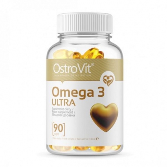 Omega 3 Ultra 90caps, OstroVit фото