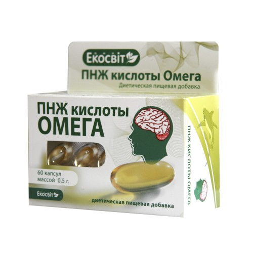 ПНЖ кислоты Омега (Экосвит Ойл) картинка ПНЖ кислоты Омега (Экосвит Ойл) фото